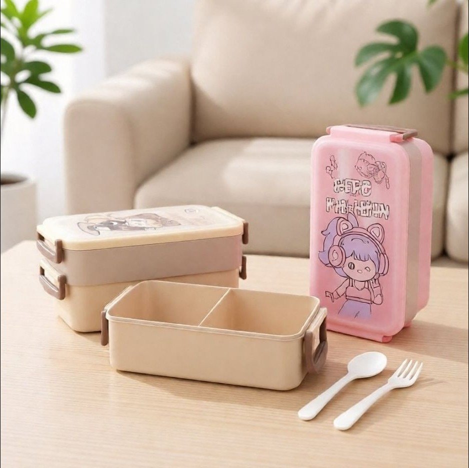 Kotak Makan 2 Layer kategori Lunch Box