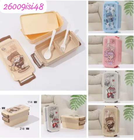 Lunchbox Kotak Bekal Makanan 2 Tingkat kategori Lunch Box